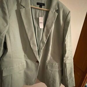 Ann Taylor Sage Green suit- 2 pcs